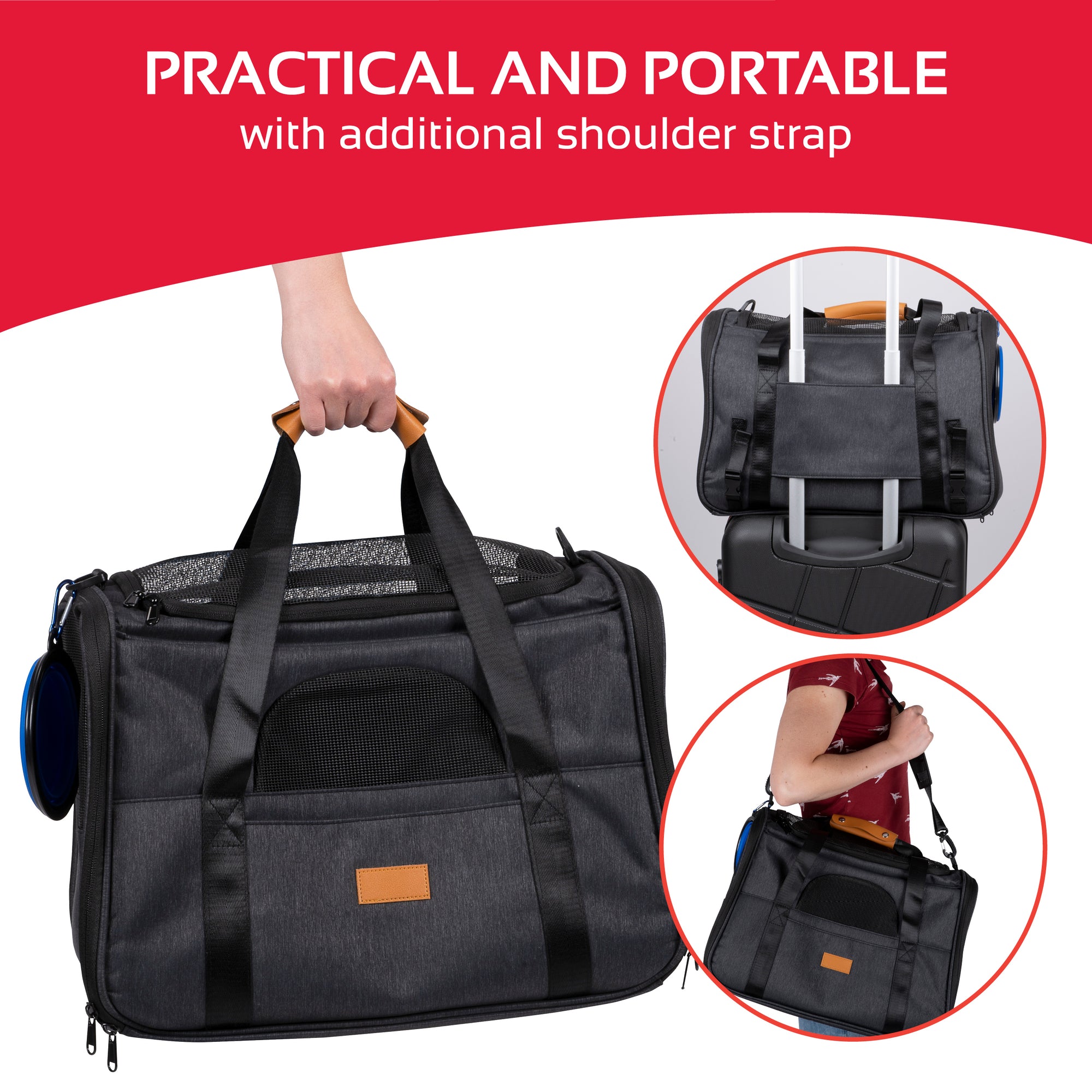 MAXXPRO HUISDIER REISTAS SET 44X31X34CM - Tuincentrum Lopik