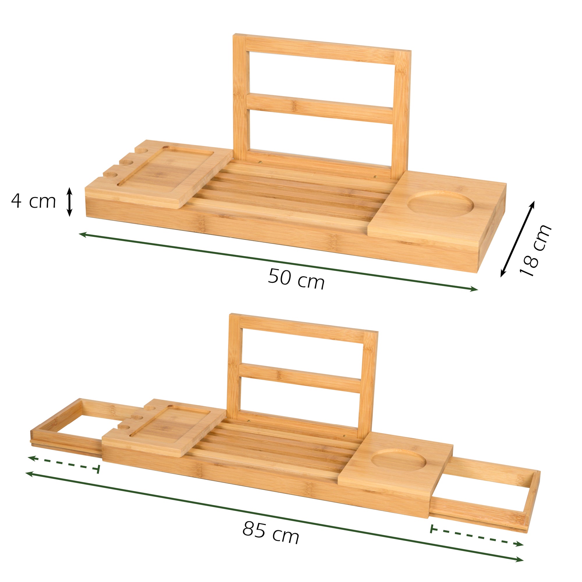 BAMBOE BADKAMERREK 50-92CM UITSCHUIFBAAR - Tuincentrum Lopik