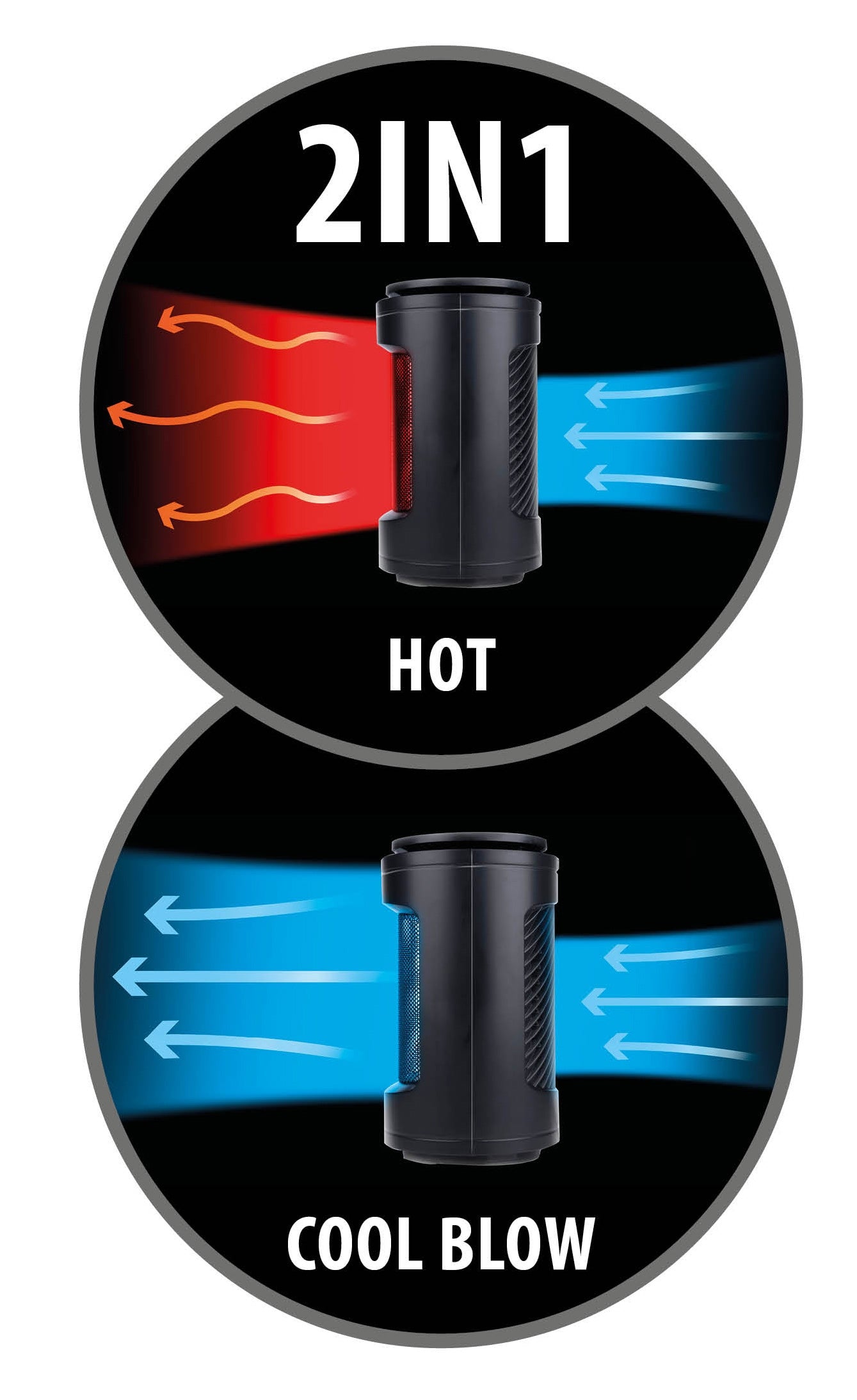 ALPINA PTC HEATER 1200W  KERAMISCHE VERWARMING MET OSCILLATIE - Tuincentrum Lopik
