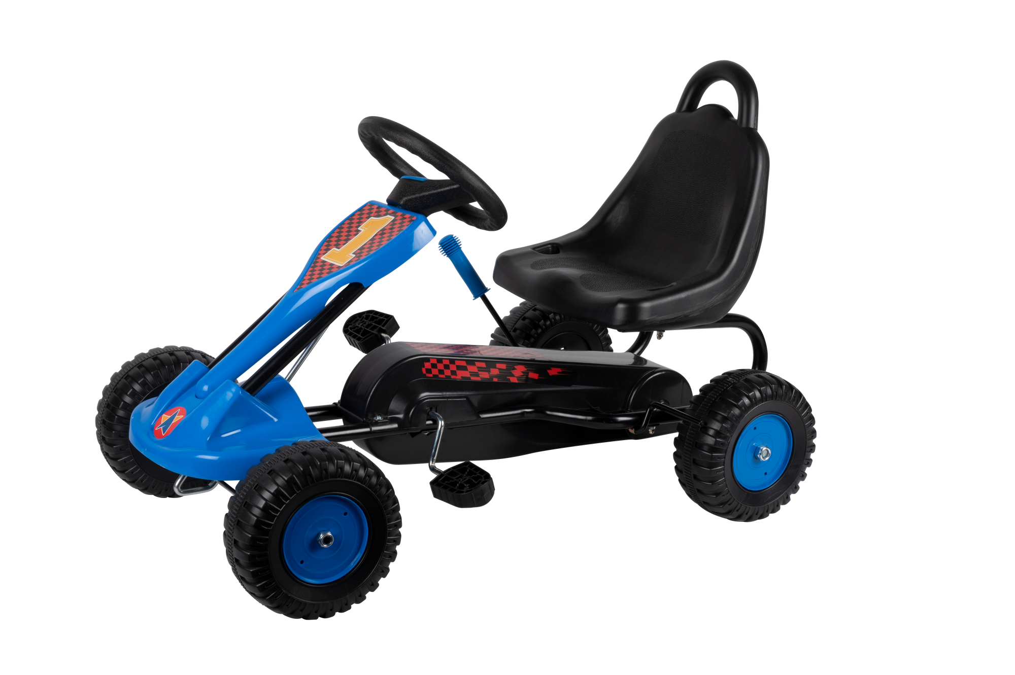 EDDY TOYS GO-KART SKELTER BLAUW 86X51X56CM - Tuincentrum Lopik