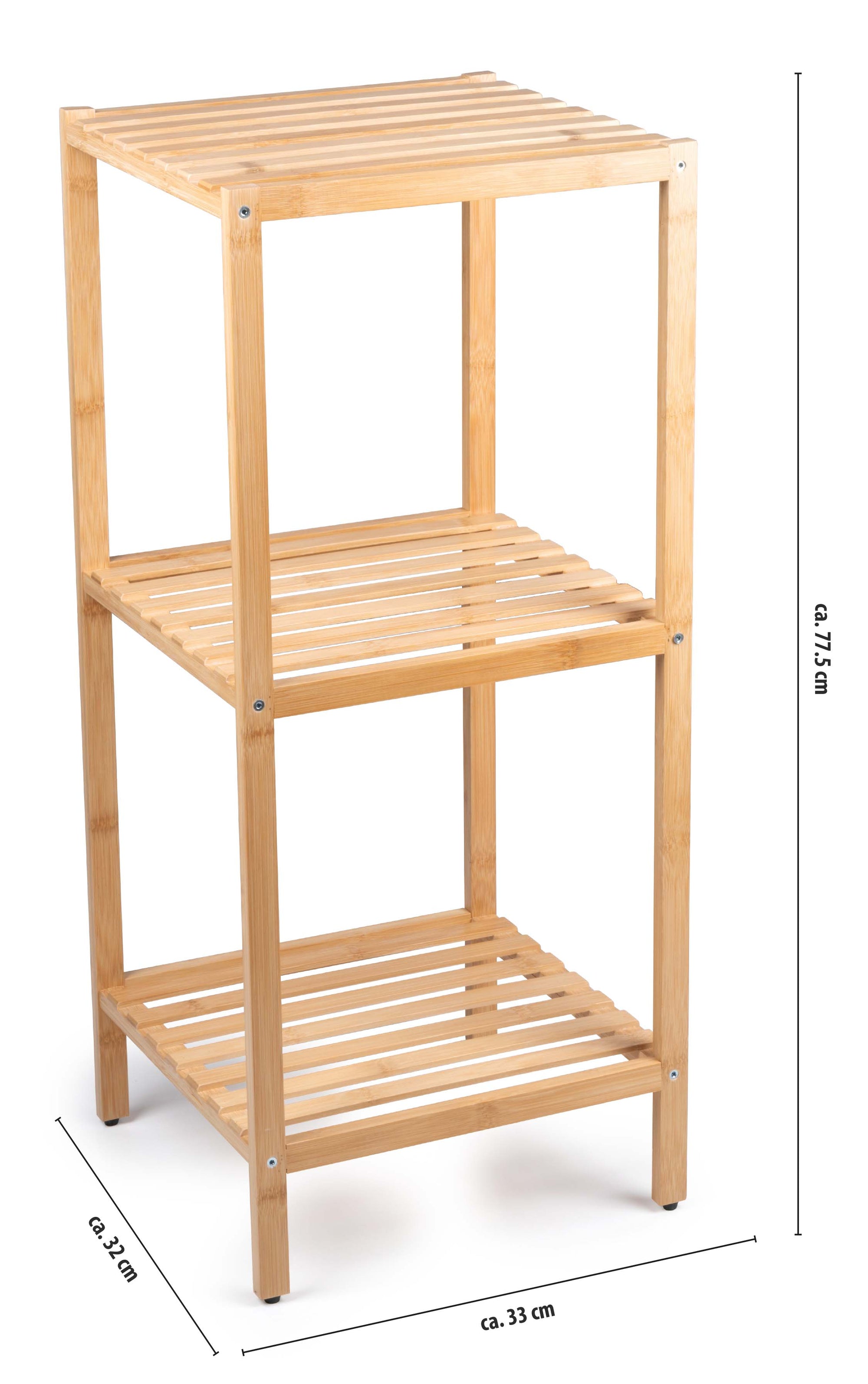 ALPINA BAMBOE BADKAMERREK 3 LAGEN 77.5CM - Tuincentrum Lopik
