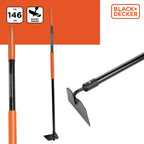 BLACK+DECKER SCHOFFEL 146CM GLASVEZEL KOOLSTOFSTAAL - Tuincentrum Lopik