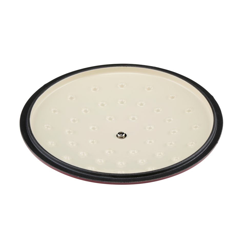 ALPINA GIETIJZEREN BRAADPAN 24 CM ROOD - Tuincentrum Lopik