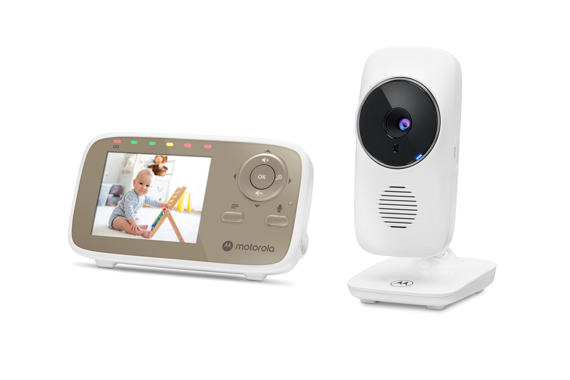 MOTOROLA VIDEO BABYFOON VM483 2.8 INCH WIT - Tuincentrum Lopik
