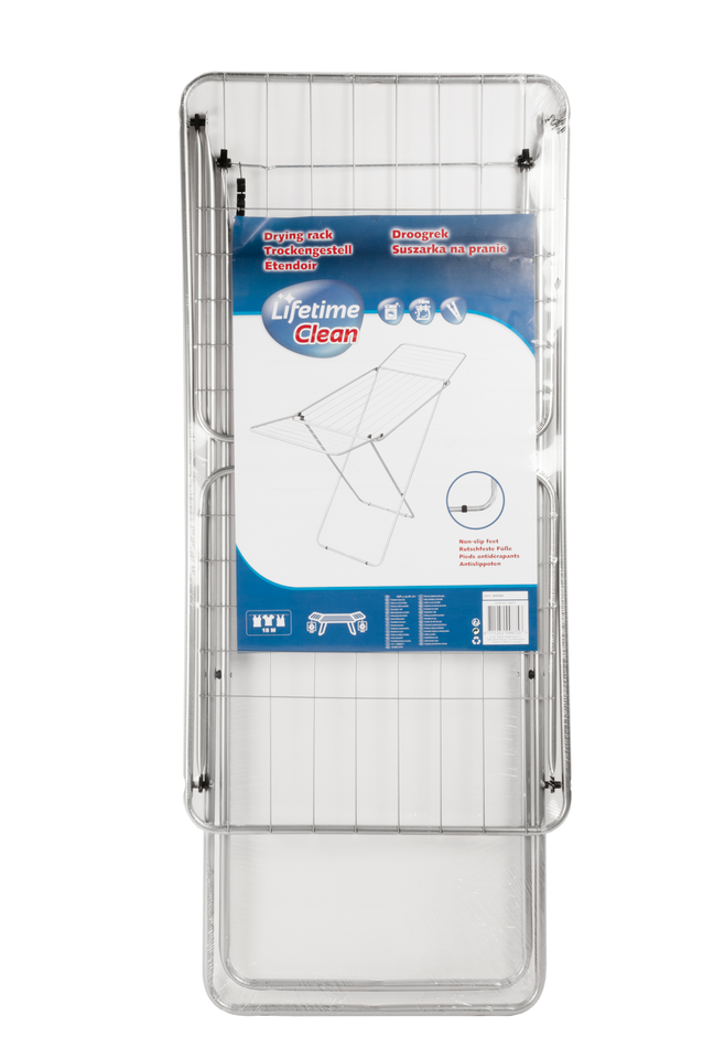 LIFETIME CLEAN DROOGREK INKLAPBAAR 18M 182X55X102CM - Tuincentrum Lopik