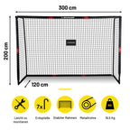 DUNLOP VOETBALDOEL 300 X 200 X 120 CM - Tuincentrum Lopik