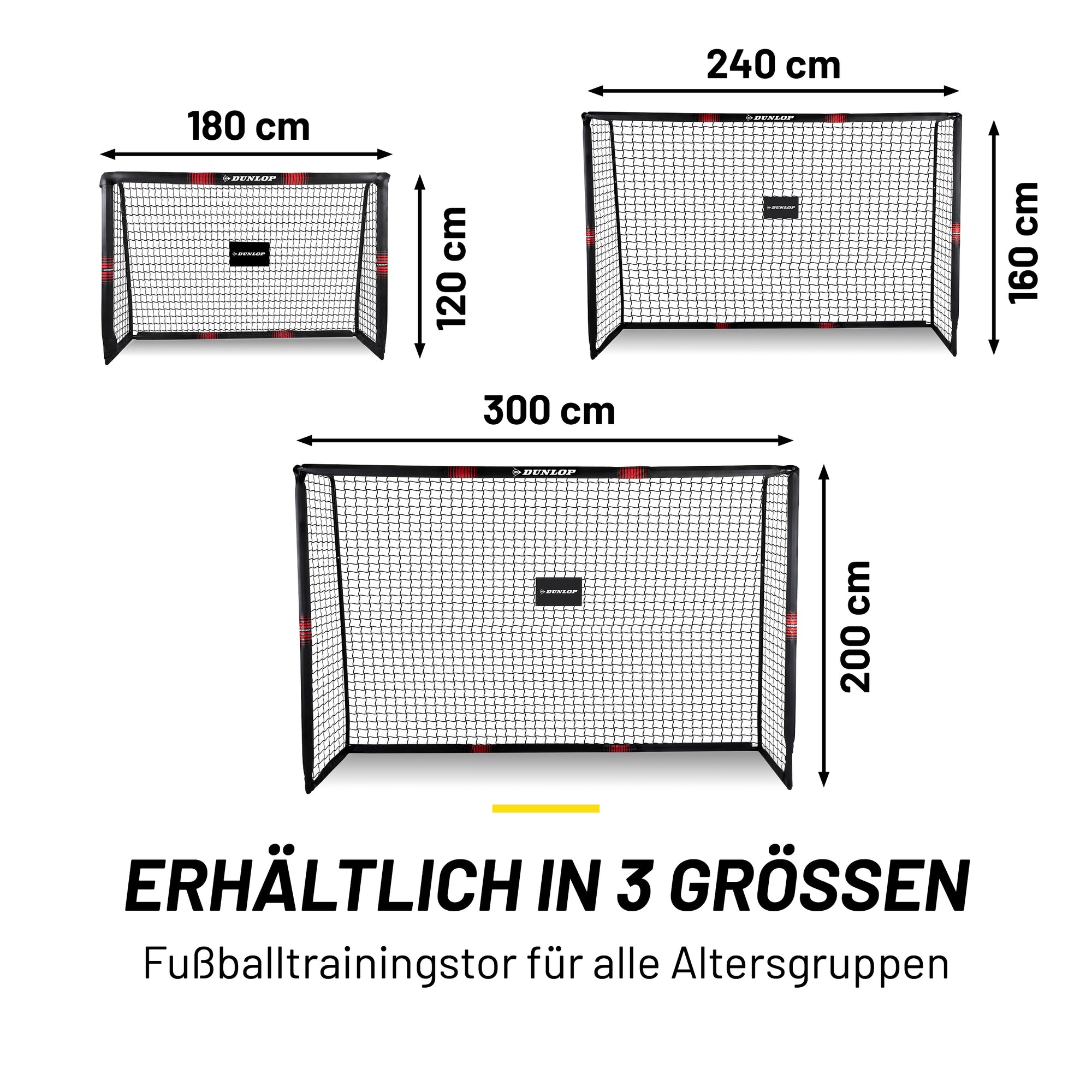 DUNLOP VOETBALDOEL 300 X 200 X 120 CM - Tuincentrum Lopik