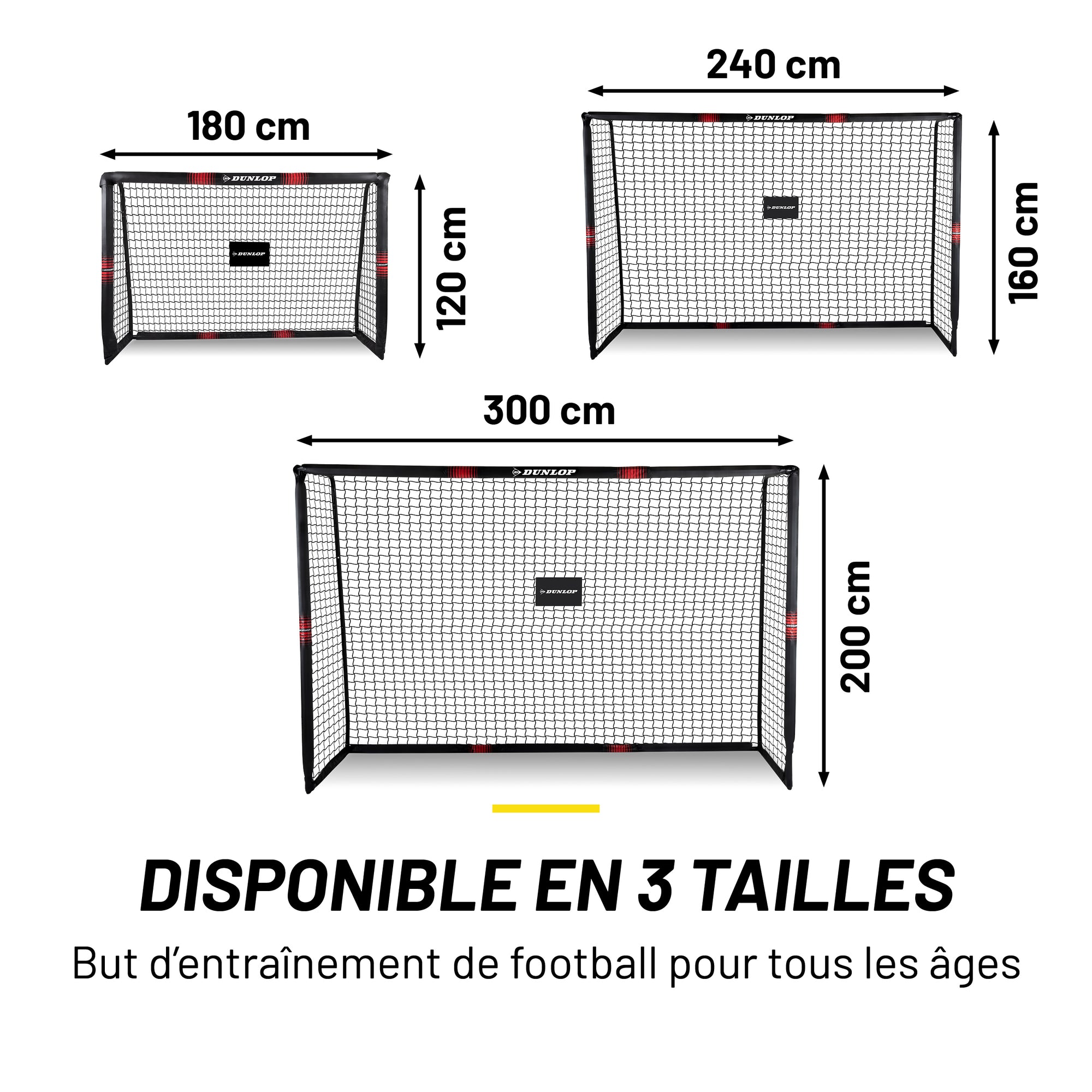 DUNLOP VOETBALDOEL 300 X 200 X 120 CM - Tuincentrum Lopik