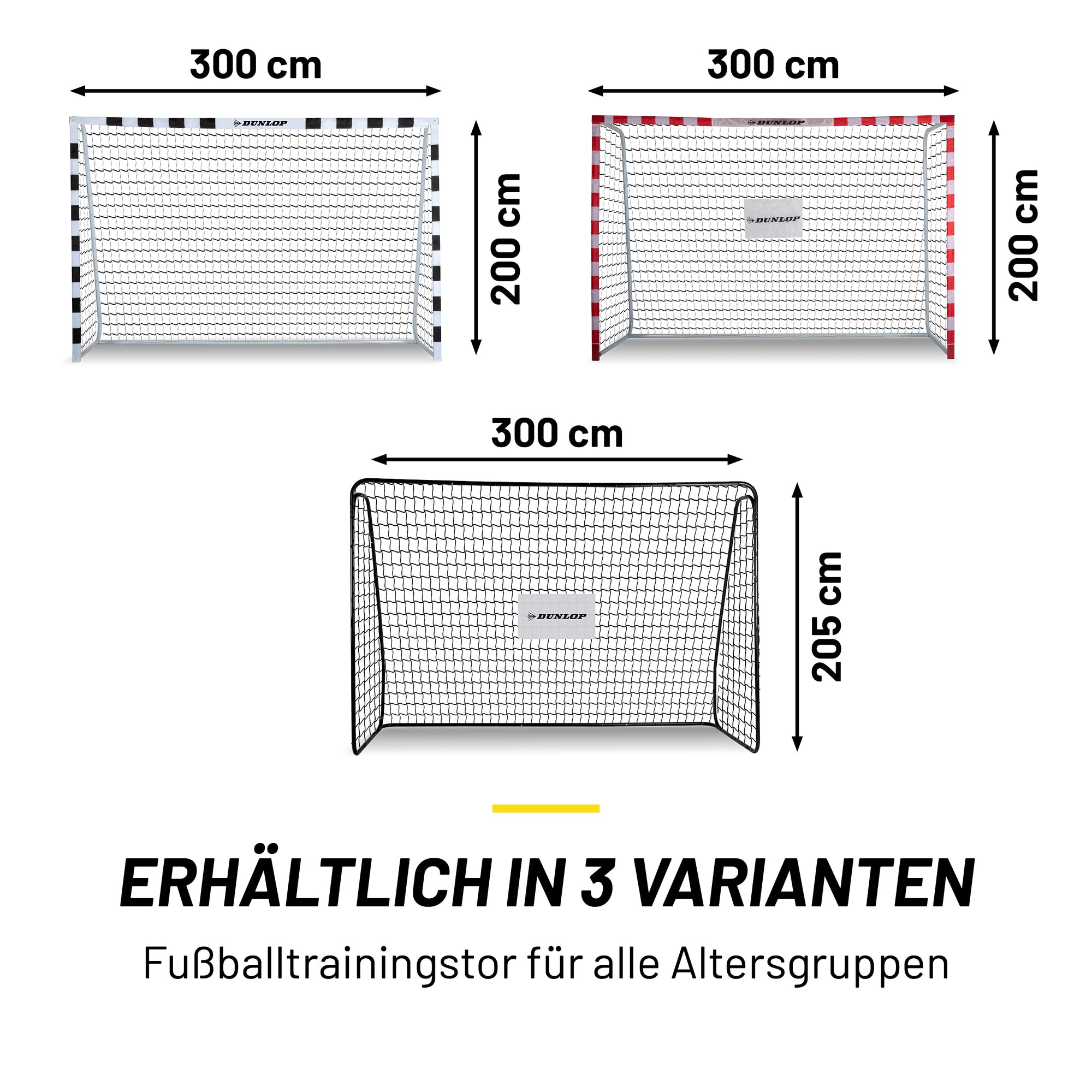 DUNLOP VOETBALDOEL 300 X 205 X 120 CM - Tuincentrum Lopik