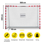 DUNLOP SOCCER GOAL 300 X 200 X 110CM - Tuincentrum Lopik