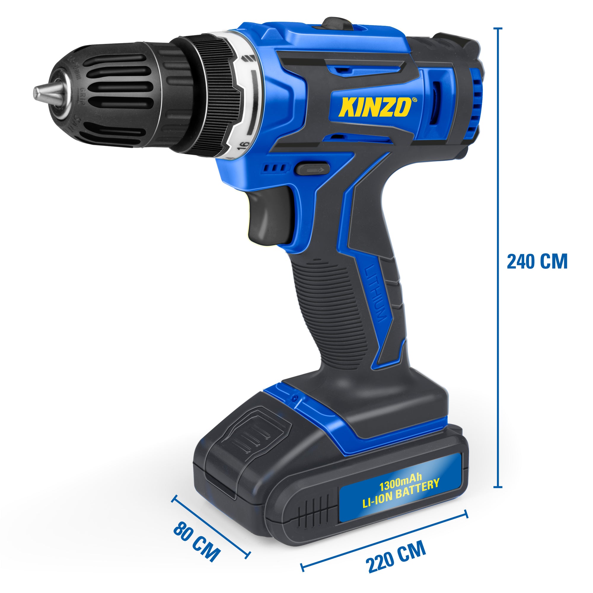 KINZO ACCUBOORMACHINE 14.4V - Tuincentrum Lopik
