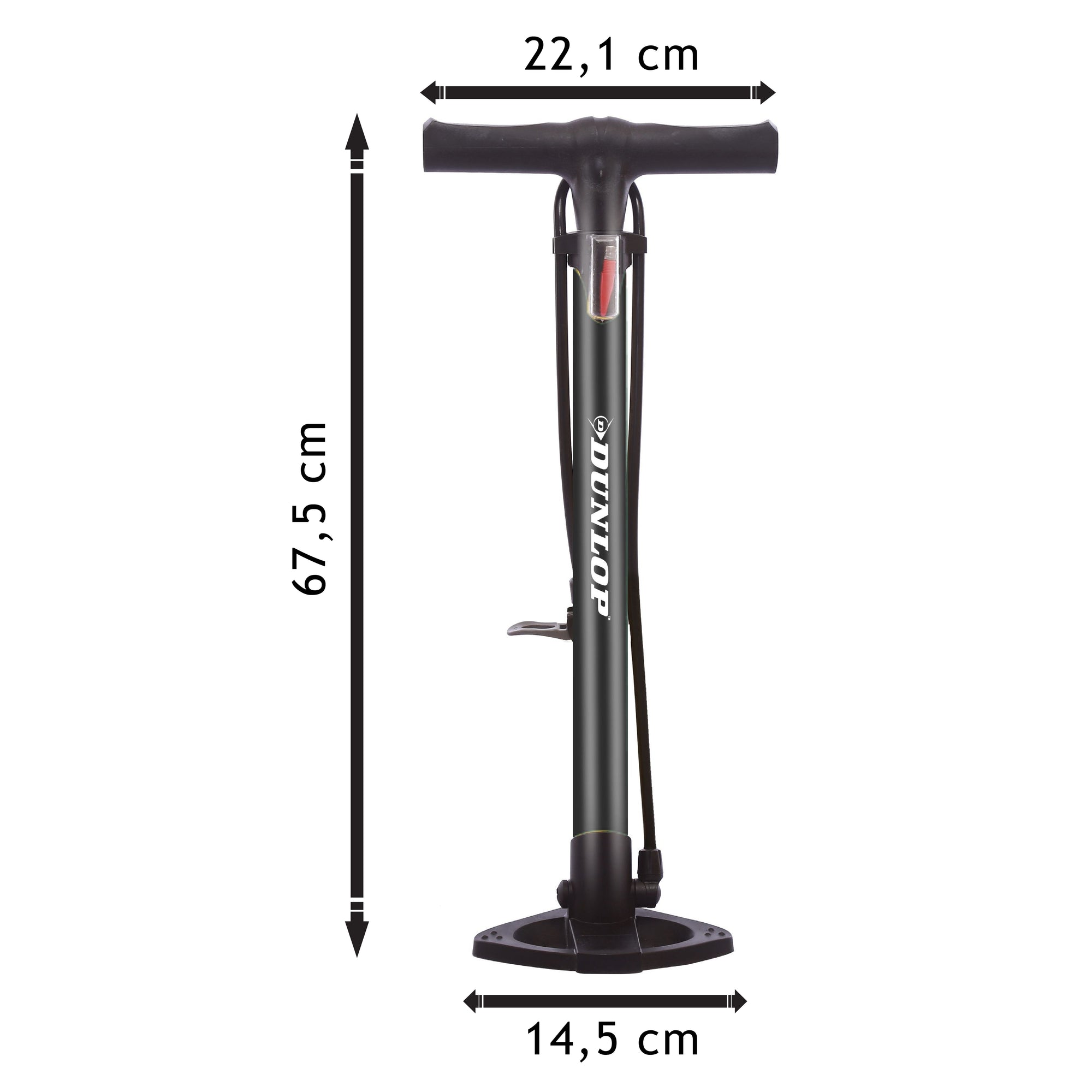 DUNLOP FIETSPOMP DUBBELE KAMER 65CM - Tuincentrum Lopik