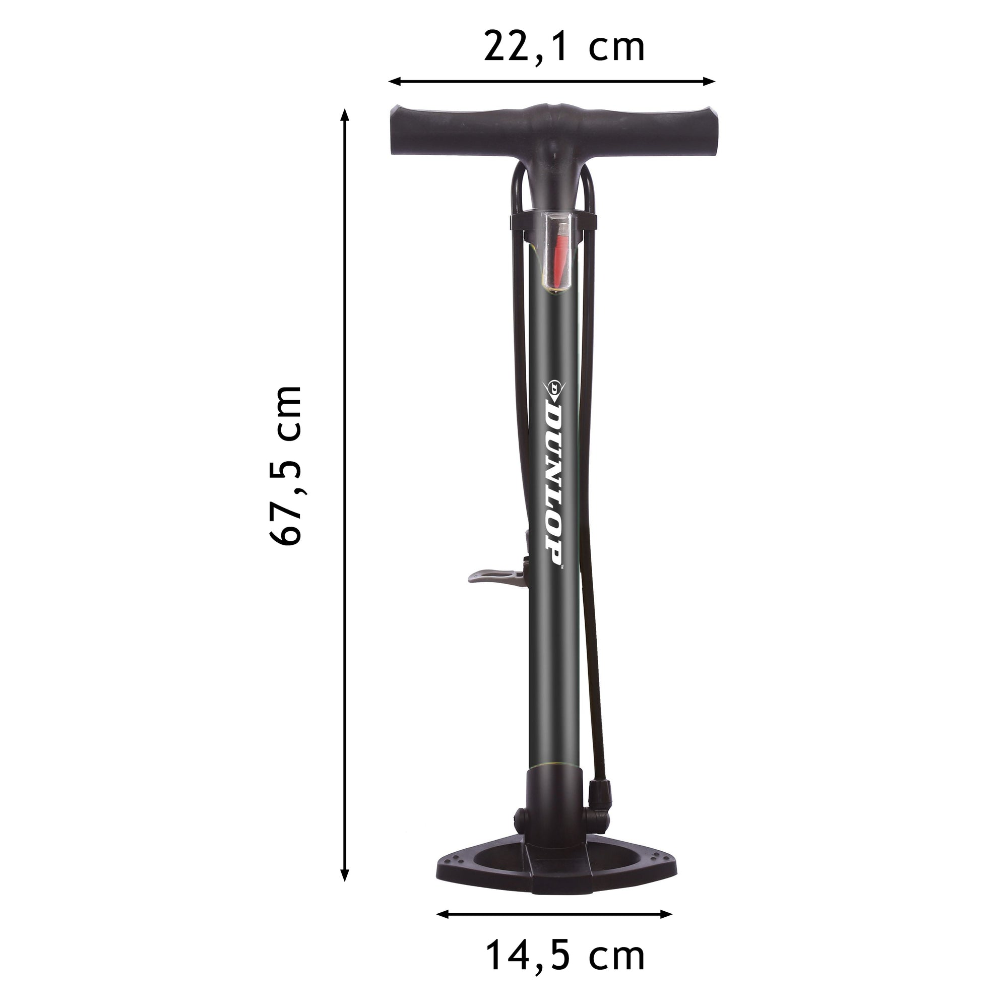 DUNLOP FIETSPOMP DUBBELE KAMER 65CM - Tuincentrum Lopik