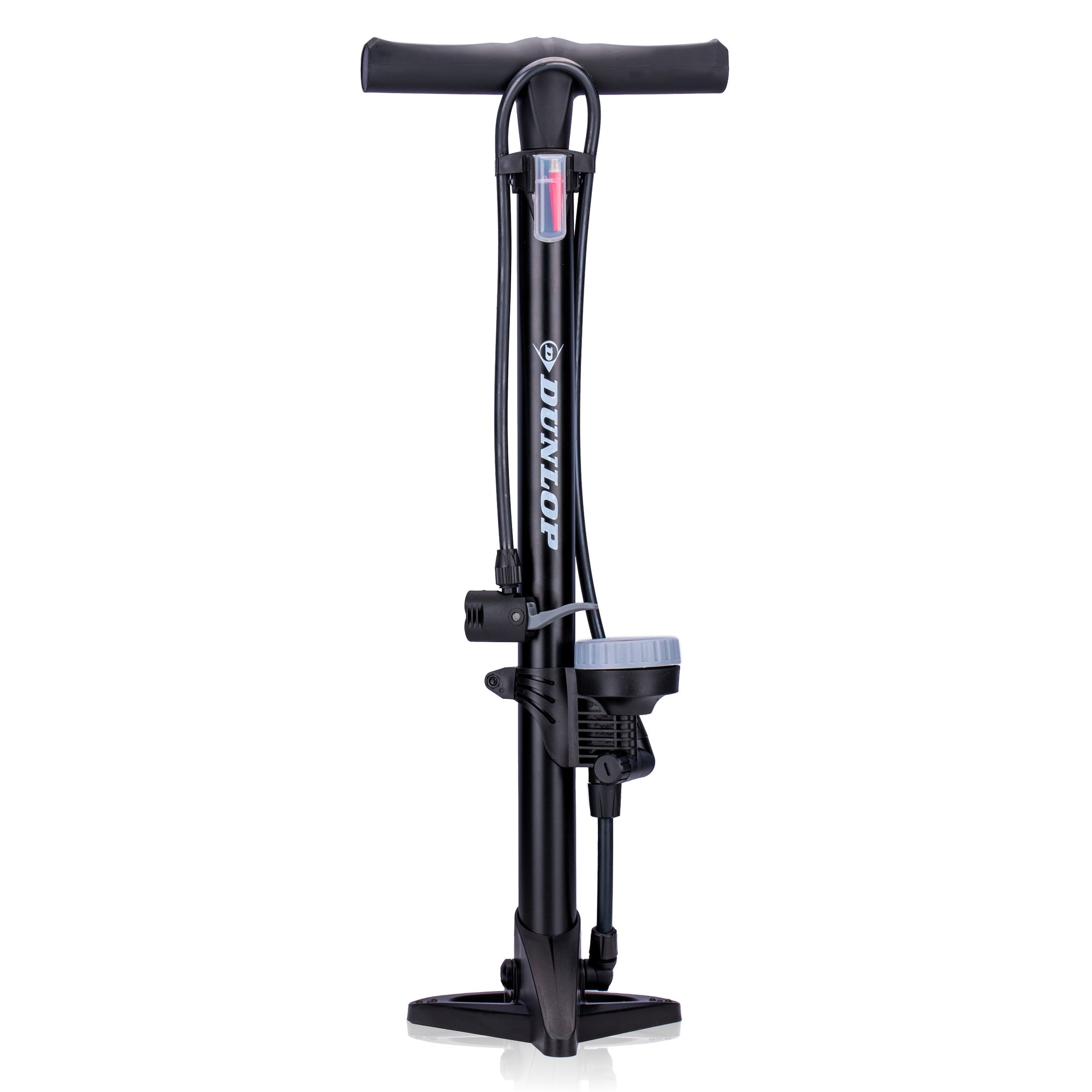 DUNLOP STAANDE FIETSPOMP 65CM MET MANOMETER - Tuincentrum Lopik