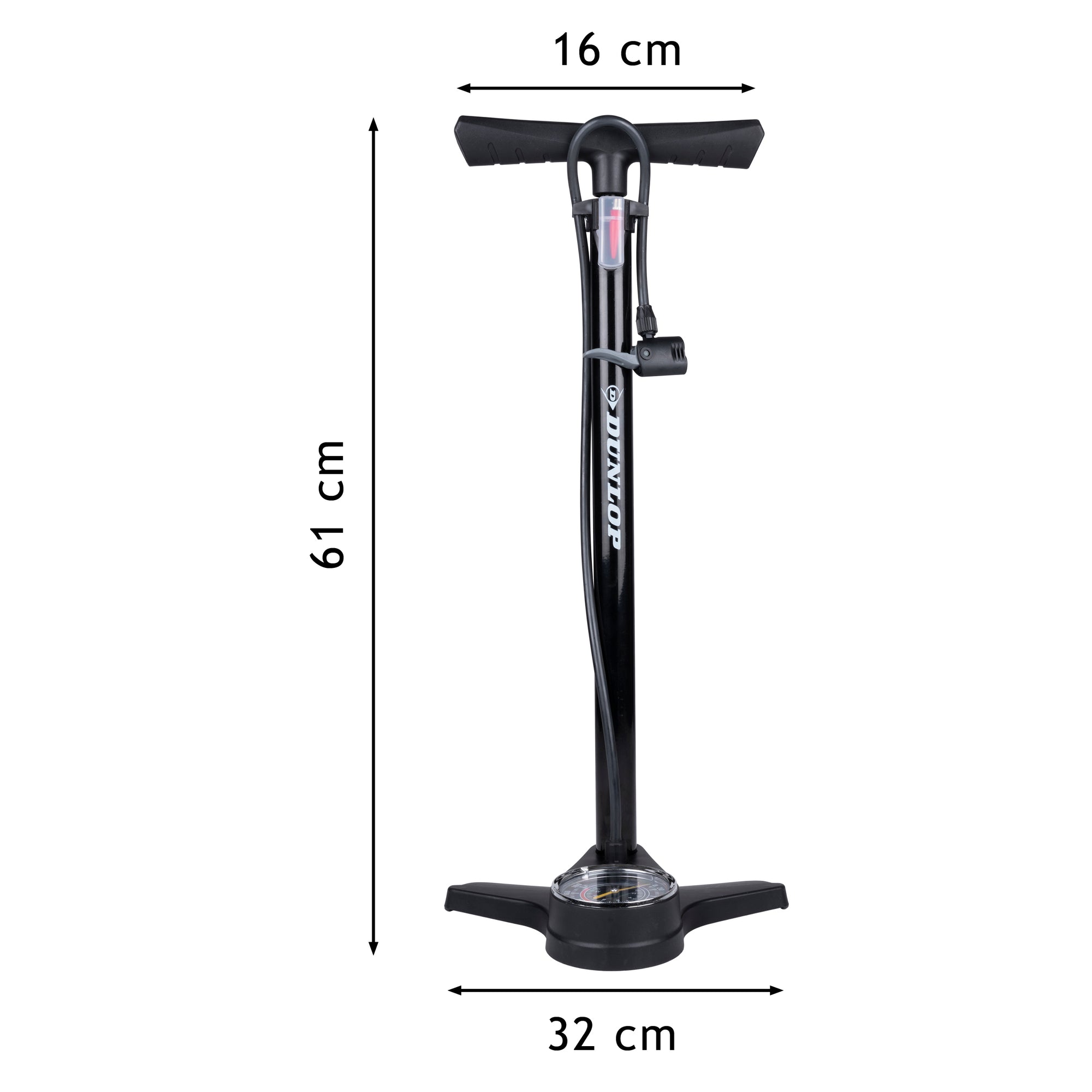 DUNLOP FIETSPOMP MET DRUKMETER - Tuincentrum Lopik