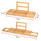 BAMBOE BADKAMERREK 50-92CM UITSCHUIFBAAR - Tuincentrum Lopik