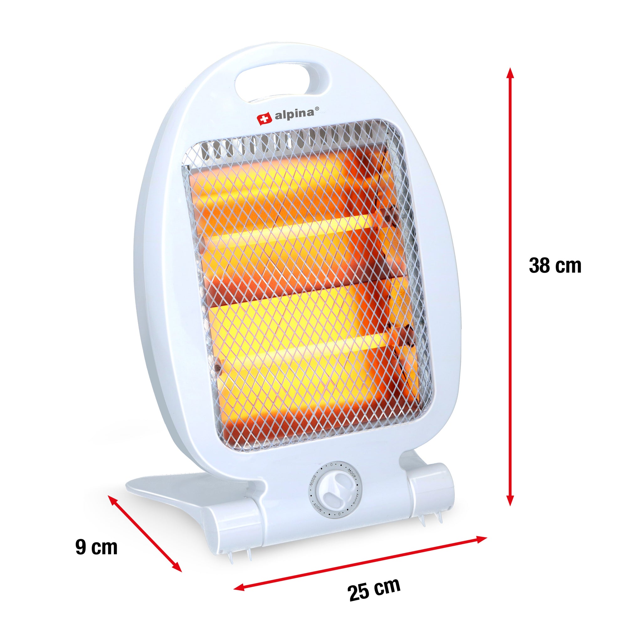 ALPINA QUARTZ HEATER 800W  COMPACTE KWARTSVERWARMING - Tuincentrum Lopik