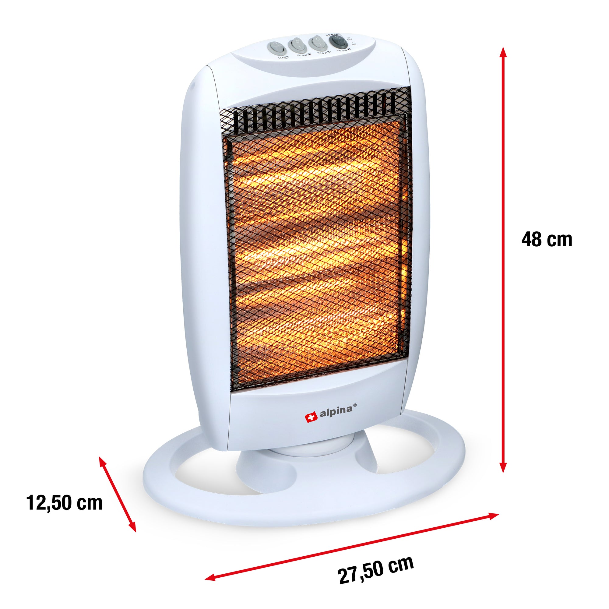ALPINA HALOGEENKACHEL 1200W - Tuincentrum Lopik