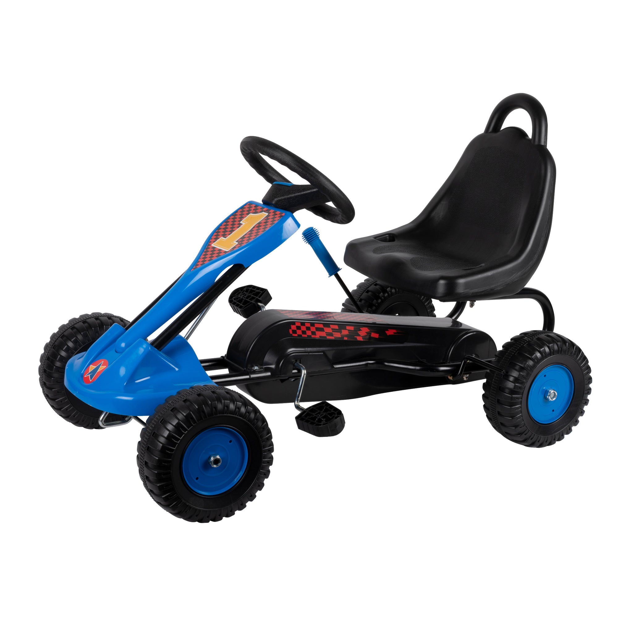 EDDY TOYS GO-KART SKELTER BLAUW 86X51X56CM - Tuincentrum Lopik