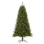 GIFTSOME KUNSTKERSTBOOM MET LED VERLICHTING 215CM 200 LEDS GROEN - Tuincentrum Lopik