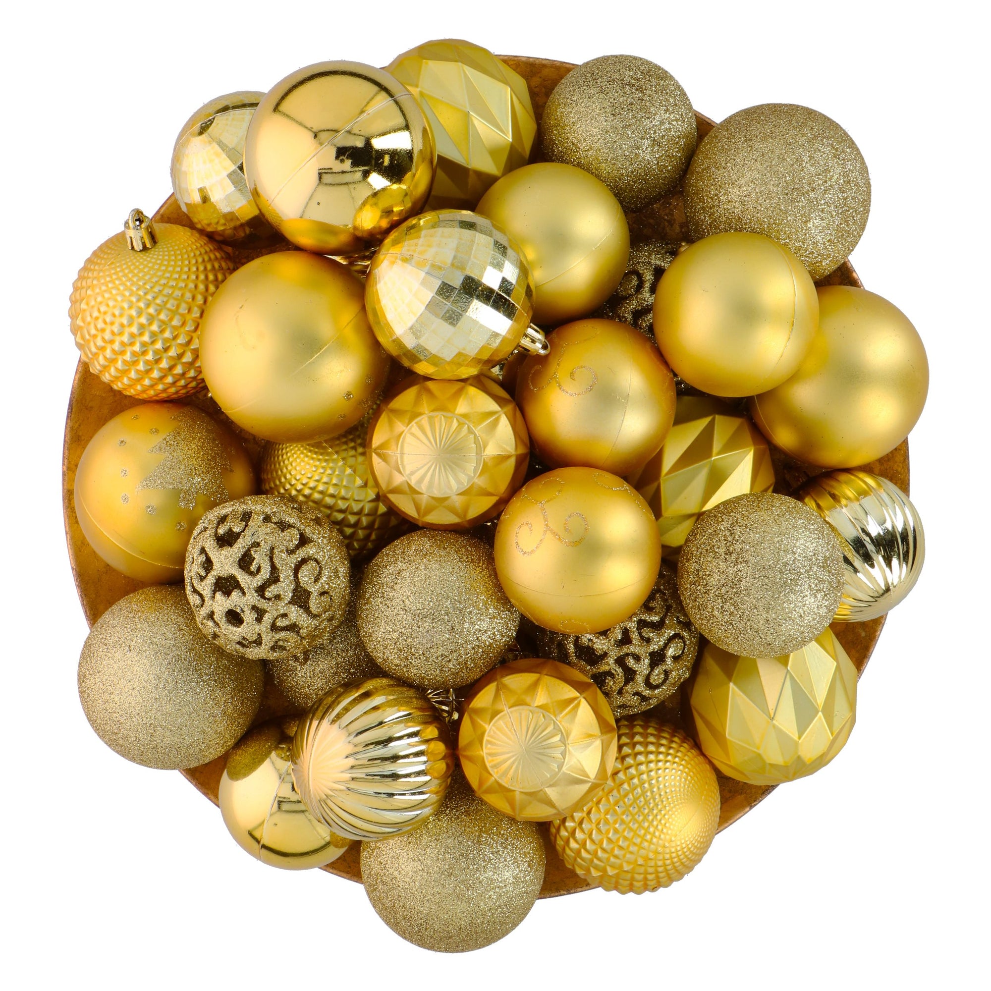 GIFTSOME KERSTBALLEN SET 60 STUKS GOUD - Tuincentrum Lopik