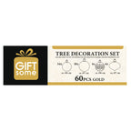GIFTSOME KERSTBALLEN SET 60 STUKS GOUD - Tuincentrum Lopik