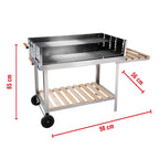 BBQ COLLECTION TROLLEY BARBECUE MET WIELEN EN WERKBLAD MOBIEL EN PRAKTISCH - Tuincentrum Lopik