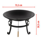 BBQ COLLECTION FIRE BOWL RD75,5X58,5CM ST - Tuincentrum Lopik