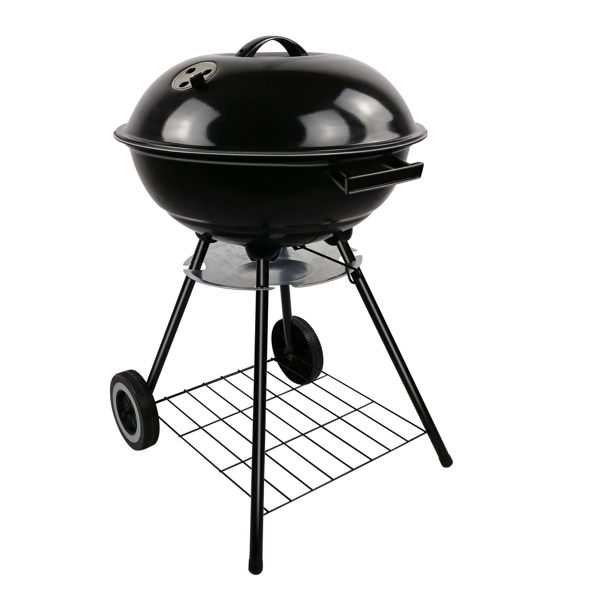 BBQ COLLECTION BARBECUE DEKSEL MET HANDVAT Ø43CM ROESTVRIJ STAAL - Tuincentrum Lopik