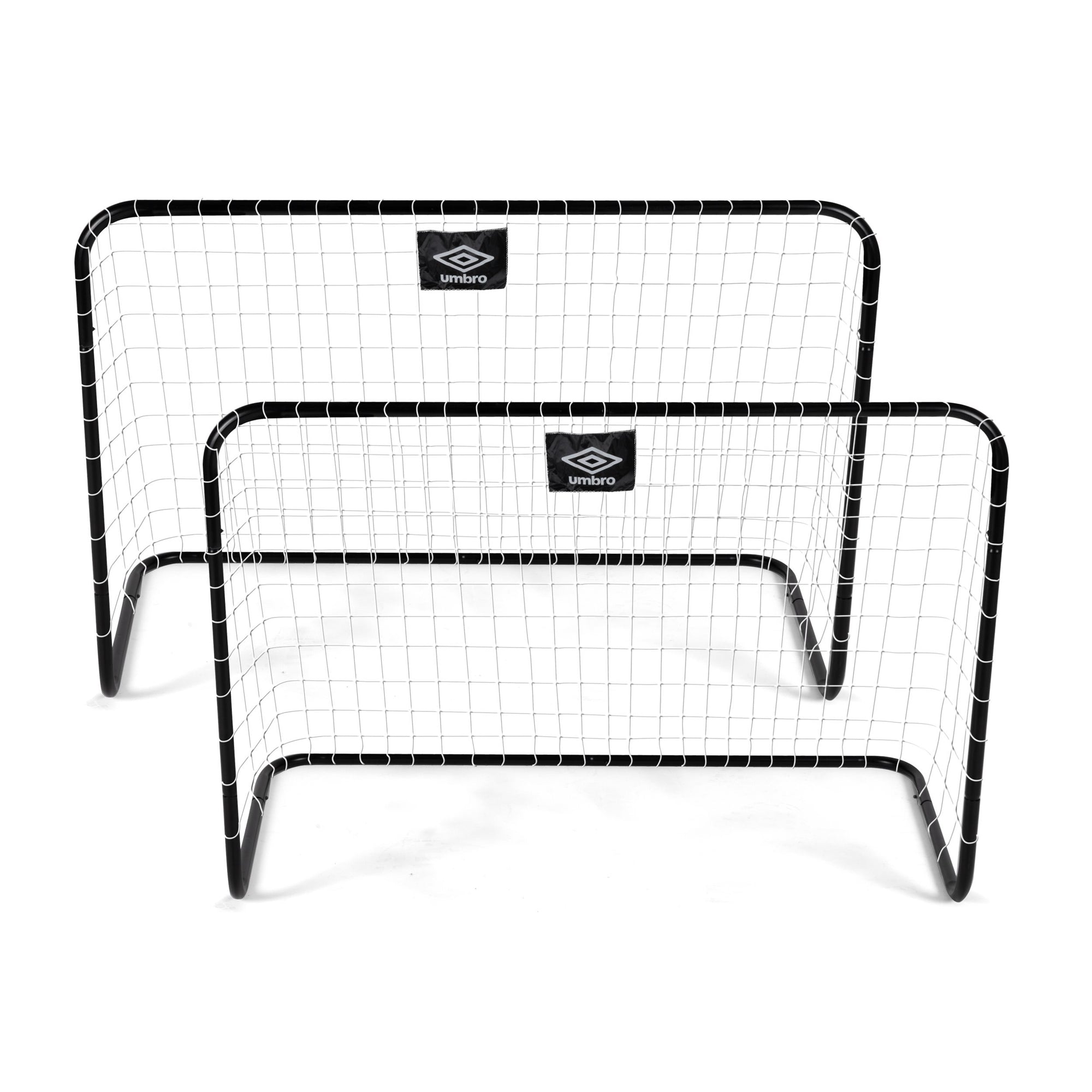 UMBRO VOETBALDOELTJES SET VAN 2 METAAL 78X56X45CM - Tuincentrum Lopik