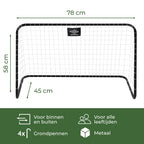 UMBRO VOETBALDOELTJES SET VAN 2 METAAL 78X56X45CM - Tuincentrum Lopik
