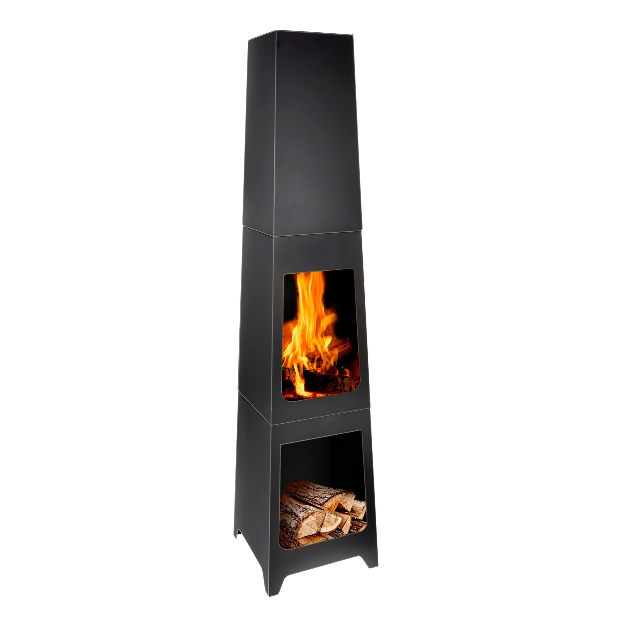 BBQ COLLECTION FIRE BASKET 36X36X150CM - Tuincentrum Lopik