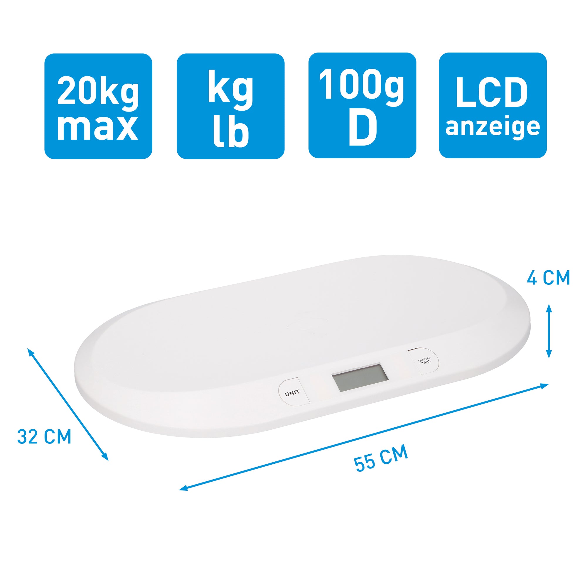 GRUNDIG BABYWEEGSCHAAL 55X32,5CM - Tuincentrum Lopik