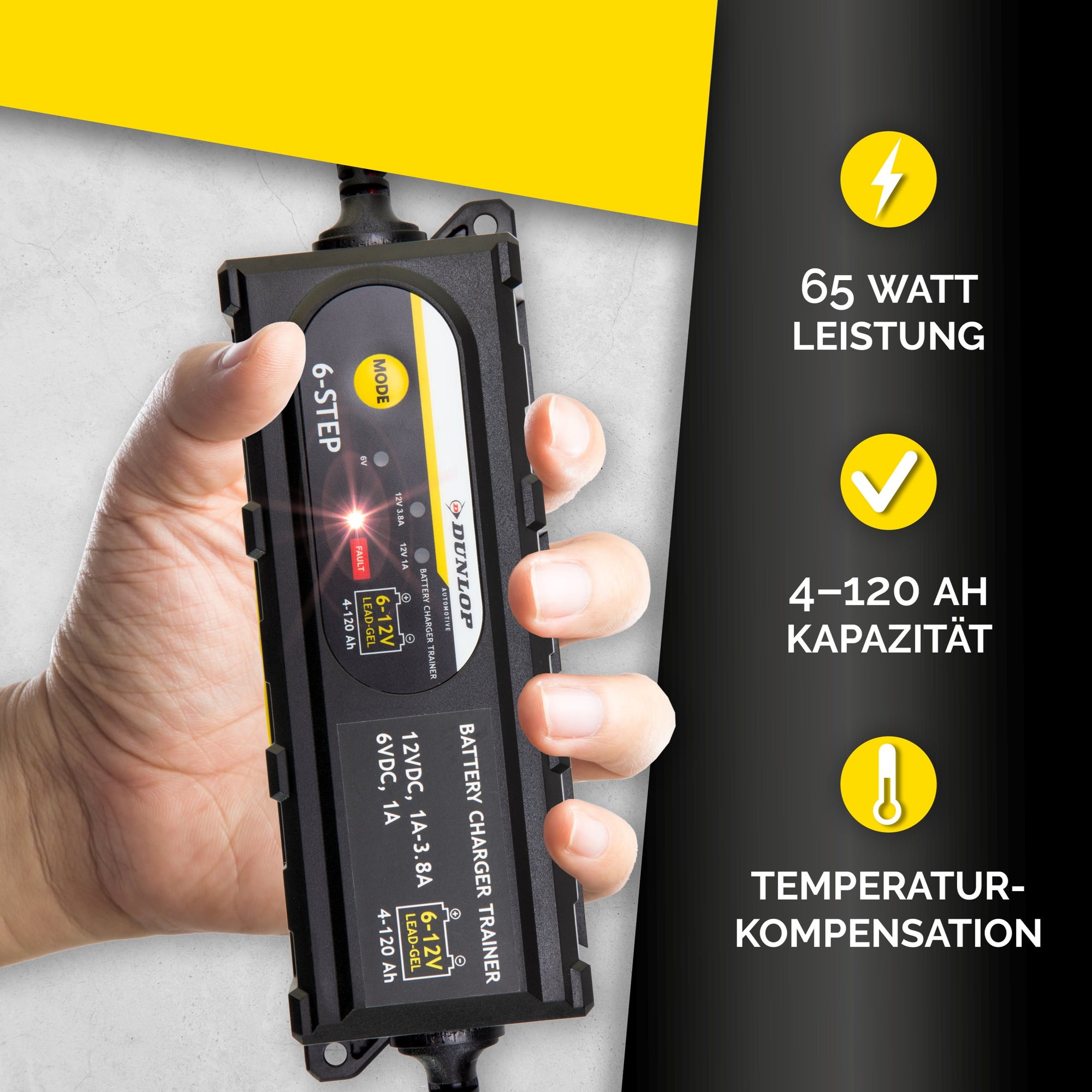 DUNLOP SMART CHARGER ACCULADER 3.8A - Tuincentrum Lopik