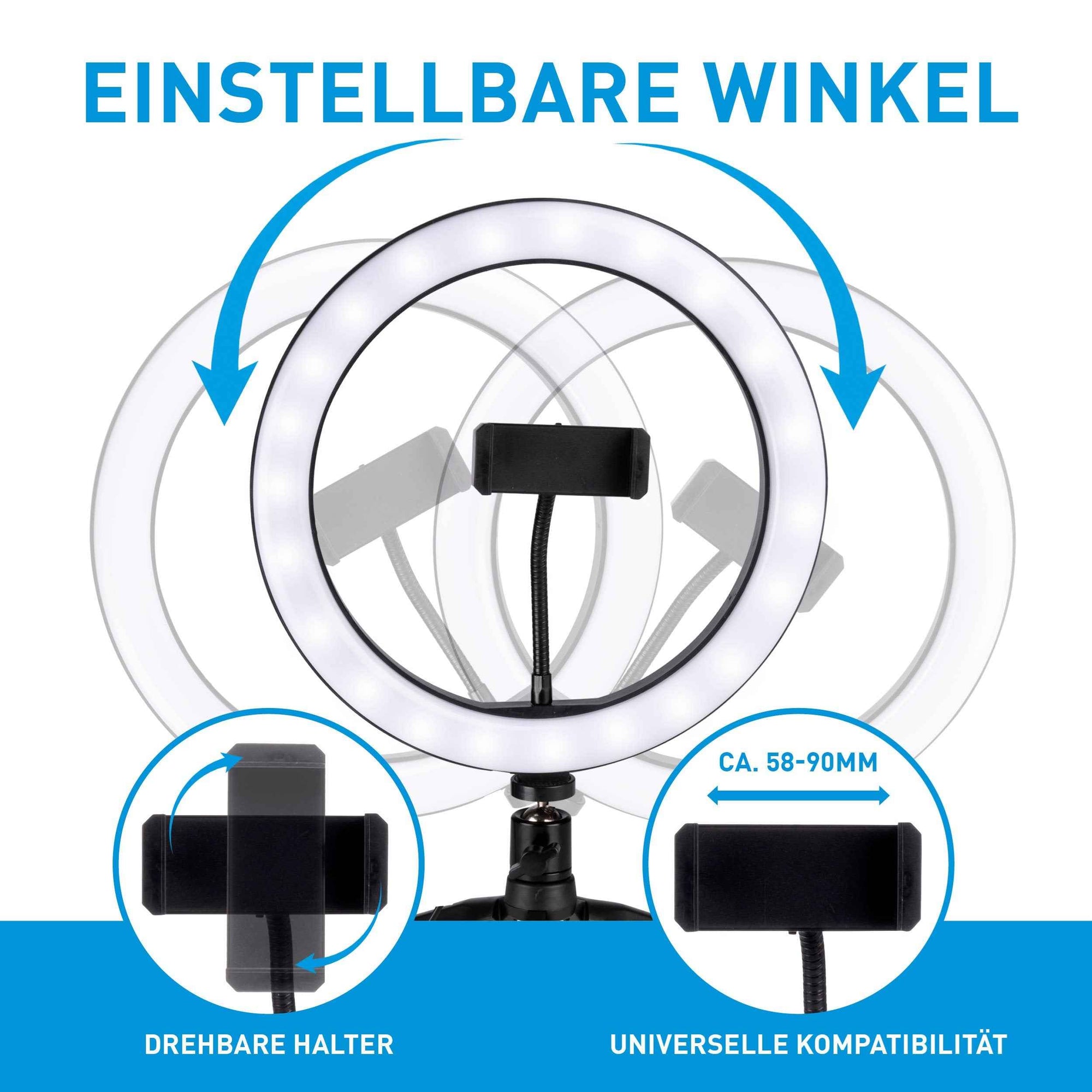 GRUNDIG SELFIE RINGLAMP Ø25CM 120 LEDS - Tuincentrum Lopik