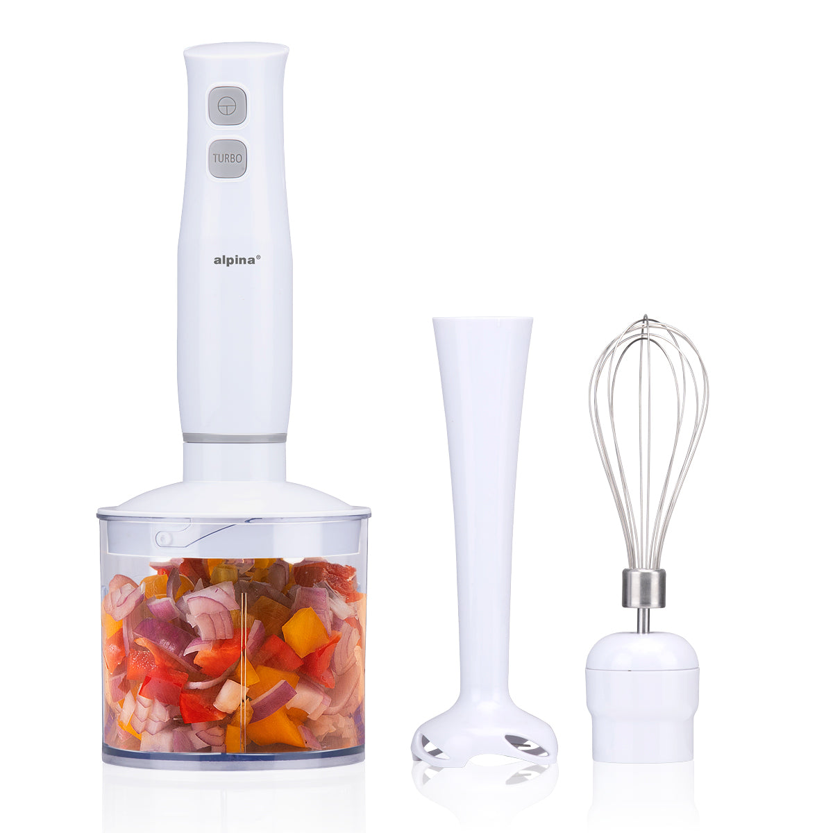 ALPINA HANDBLENDER SET 230V 400W - Tuincentrum Lopik