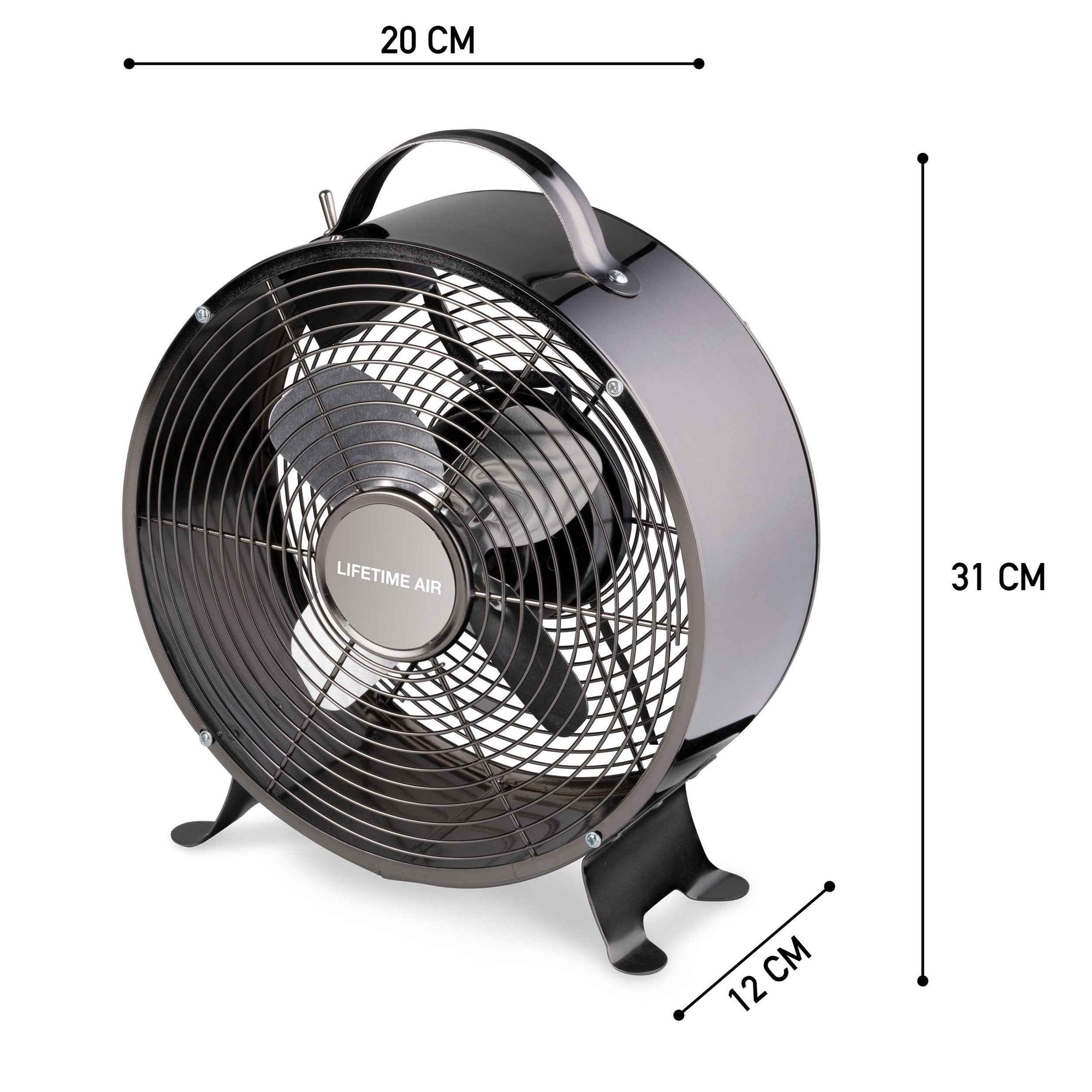 LIFETIME AIR TAFELVENTILATOR 20CM 20W 230V - Tuincentrum Lopik