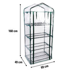 KINZO GREENHOUSE 4L 69X49X160CM - KAS 4 LAGEN - Tuincentrum Lopik