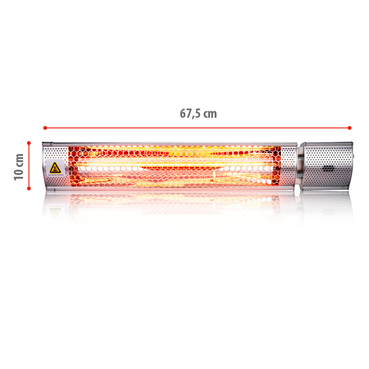 ALPINA HALOGEEN TERRASVERWARMER 2000W GOUD - Tuincentrum Lopik