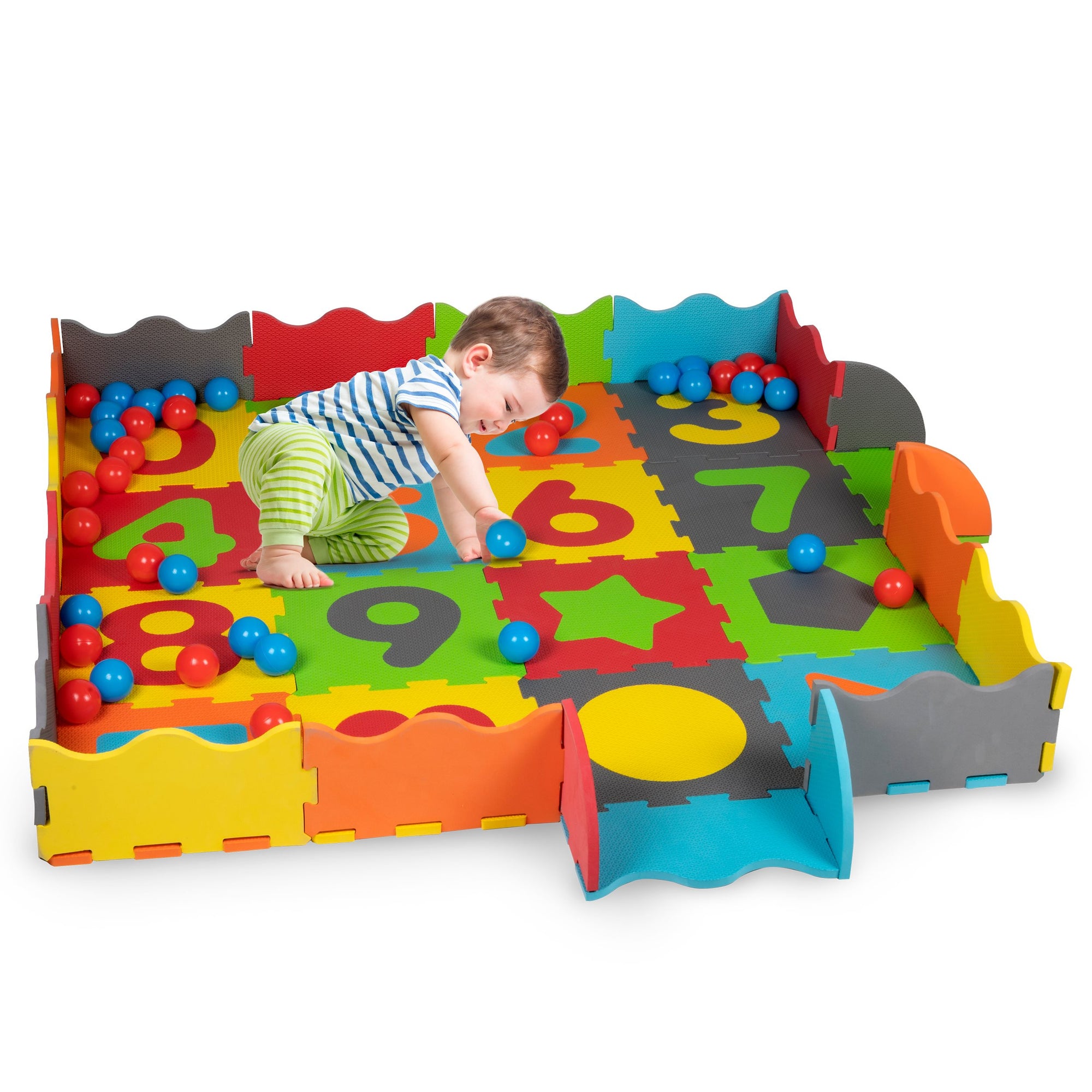 LET'S PLAY BALL PIT FOAM PLAYSET 93PCS - Tuincentrum Lopik