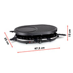 ALPINA RACLETTE GRILL GOURMET 8 PERSONEN - Tuincentrum Lopik