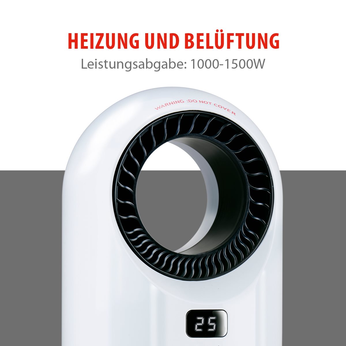 ALPINA BLADELESS PTC HEATER 1000-1500W - Tuincentrum Lopik