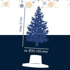 ARTI CASA KERSTBOOMVOET - TOT 2,1 METER - Tuincentrum Lopik