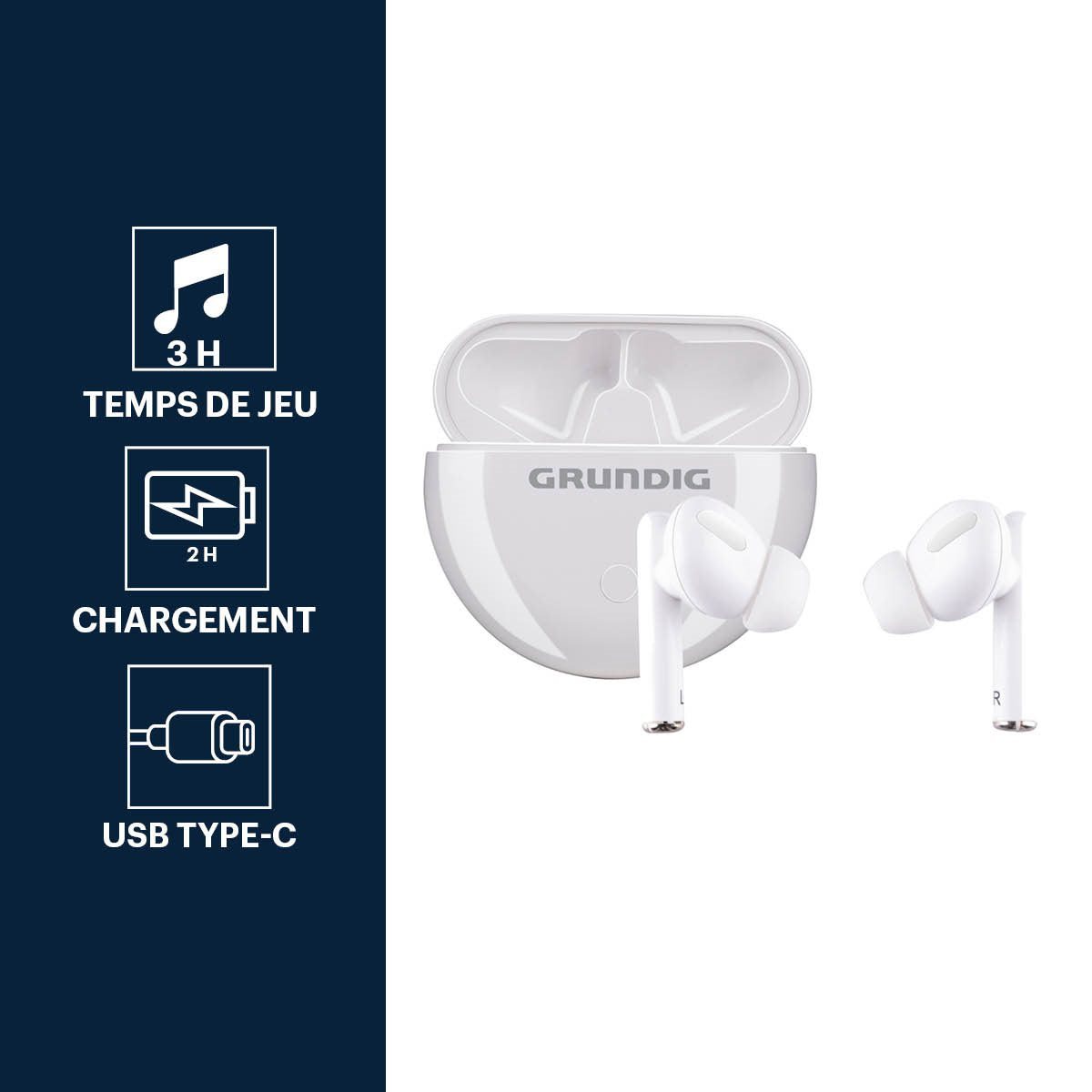 GRUNDIG EARBUDS TWS 350 MAH BLUETOOTH - Tuincentrum Lopik