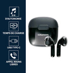 GRUNDIG DRAADLOZE OORDOPJES TWS BLUETOOTH WIT - Tuincentrum Lopik