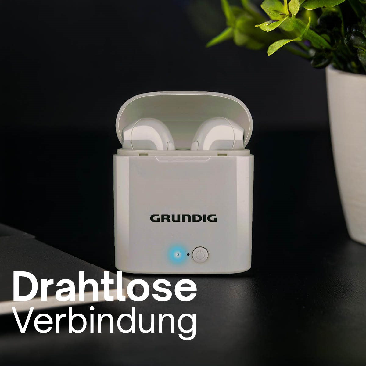 GRUNDIG DRAADLOZE BLUETOOTH OORDOPJES MET OPLAADCASE - Tuincentrum Lopik
