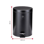 DIRT DEVIL PEDAL BIN 2PC POWDER COATED - Tuincentrum Lopik