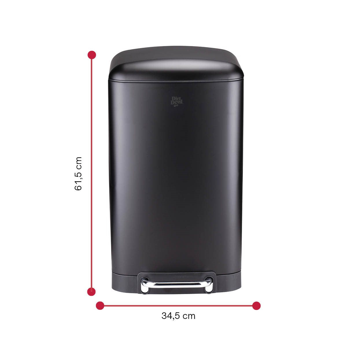 DIRT DEVIL PEDAL BIN 30L 2PC SOFT CLOSE - Tuincentrum Lopik