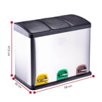 DIRT DEVIL PEDAL BIN 3X15L 4PC - Tuincentrum Lopik