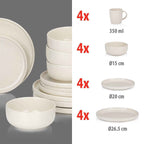 ALPINA SERVIESSET 16-DELIG STONEWARE - Tuincentrum Lopik